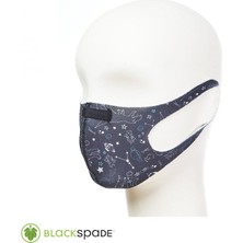 Blackspade Çocuk Koruyucu Maske Uzay Desen S1
