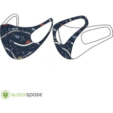 Blackspade Çocuk Koruyucu Maske Araba Desen S1