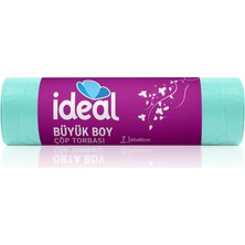 SBN - Store Ideal Büyük Boy Çöp Poşeti 7'li 65X80 Cm, Sızdırmaz ve Yırtılmaz, Ekonomik Büyük Boy Çöp Torbası, Geri Dönüştürülebilir Atık Torbası, Doğa Dostu,