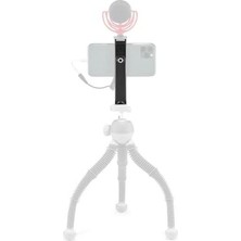 SBN - Store Griptight 360 Phone Mount, Kompakte Und Robuste Smartphone-Halterung Mit 1/4-20"-Gewinde Und Doppelter Zubehörschuhhalterung, Geeignet Für Smartphones