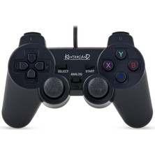 SBN - Store Kablolu Pc Gamepad – D-Input & X-Input Destekli Çift Titreşimli USB Oyun Kolu (Siyah)