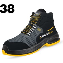 İbtaş SGS3138 -  No:38 Flexo S1 Çelik Burunlu Kışlık Spor Çalışma Botu - Ergonomik - Antistatik - Su Geçirmez - Nefes Alır