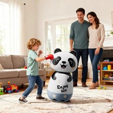 65 cm Şişme Panda Hacıyatmaz Oyuncak – Çocuk Denge ve Hareket Oyuncağı