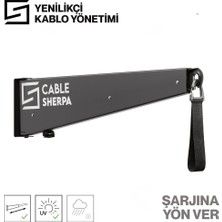 Cable Sherpa Cable-Sherpa Elektrikli Classic Siyah Araç Şarj Kablosu Taşıyıcı ve Yönetim Sistemi