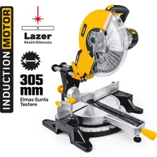 İbtaş SGS5585 - 305MM Radyallı Lazerli Gönye Kesme Testeresi 1200 Watt