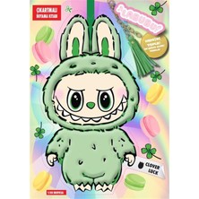 SBN - Store Labubu Clover Luck Çılgın Koleksiyon - Çıkartmalı Boyama Kitabı