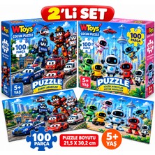 Maketçiniz 2 Adet 100 Parça Puzzle Set-6