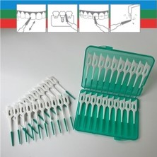 SBN - Store Stopever Well Tooth Arayüz Fırçası, Normal Boy, Beyaz & Yeşil, 3 Paket, 120 Adet