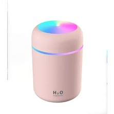 Mukko Home Nemlendirici Işıklı USB Mini Araba Hava Temizleme Cihazı Ev Küçük Nemlendirici,pembe