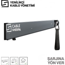 Cable Sherpa Cable-Sherpa Premium Outdoor Elektrikli Araç Şarj Kablosu Yönetim Sistemi - Antrasit