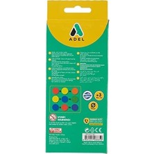 SBN - Store Adel, 12 Renk, 24 mm Tablet, Canlı ve Parlak Renkler, Fırça Içerir