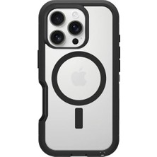 SBN - Store Series Xt Magsafe Kılıf, 16 Pro Uyumlu, Darbeye Karşı Koruyucu Kılıf, Şeffaf/siyah
