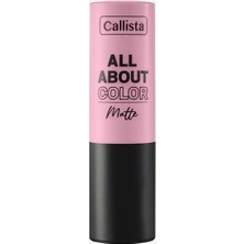 SBN - Store Callista All About Lipstick Mat Görünümlü Ruj 504 That Rose, Bordo