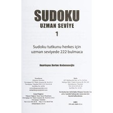 SBN - Store Sudoku Uzman Seviye 1: Dünyanın En Sevilen Bulmacası