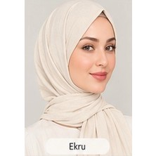 Nergis Lerrascarf Şal Penye Özel Dikişli Uzun Mevsimlik