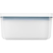SBN - Store Prime Fresh & Save Vakumlu Saklama Kabı, M, Plastik, Yari Şeffaf-Akdeniz Mavisi