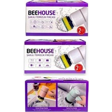 SBN - Store Prime Şarjlı 2 Başlıklı Otomatik Temizlik Fırçası - Tuvalet Lavabo Tezgah Mutfak Bulaşık Temizlik Fırçası