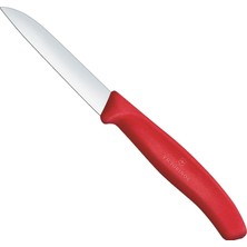 Victorinox 6.7401.C1 Swiss Classic 8 cm Düz Soyma Bıçağı - Kırmızı