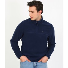 Regular Fit Erkek Polar – Fermuarlı Yaka, Tüylenme Yapmayan, Kışlık