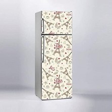 SBN - Store Prime Buzdolabı Kaplama Dolap Kaplama Etiketi Paris Eyfel Kulesi