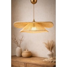 SBN - Store Prime Tekli Sarkıt Avize Modern Metal Tavan Aydınlatma, E27 Duy, Ayarlanabilir Yükseklik 51–60 Cm, 50×54 cm – Handmade