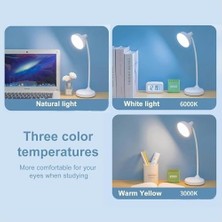 SBN - Store Prime 36CM Modern Masa Lambası Felexible Boyun Tasarımı Oturma Odası Başucu Lambası Restoran Bar Masa Lambası USB Şarj Edilebilir Masa Lambası 1978