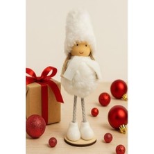 SBN - Store Prime Yılbaşı Çam Ağacı Süsü Dilek Perisi Beyaz 20 cm