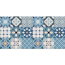 SBN - Store Prime Yer Kaplama Zemin Kaplama Folyosu 65X130 cm Mavi Desen