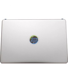 Afila Hp 15S-FQ202NT Uyumlu LCD Back Cover / Ekan Arka Kapak (Silver, Gri)