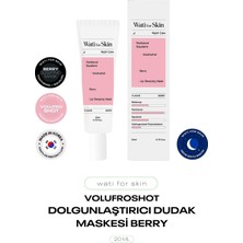 wati for skin Dolgunlaştırıcı Volufroshot Dudak Maskesi Berry Lip Sleeping Mask