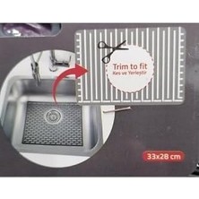 SBN - Store Prime Dikdörtgen Silikon Lavabo Buzluk Matı 33X28 cm Renk 1 Adet GP115
