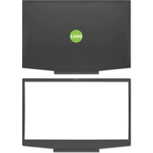 Afila Pavilion Gaming 15-CX0019NT (4PS48EA) Uyumlu Notebook Cover, Bezel Set (Yeşil Logo)