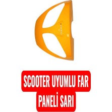 Scooter Uyumlu Far Paneli Sarı Erpilsan Elektronik