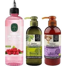 SBN - Store Prime Frambuazlı Sirke & Saç Toniği 500 Ml, Zeytinyağlı Vücut Losyonu ve Argan Yağlı Vücut Losyonu