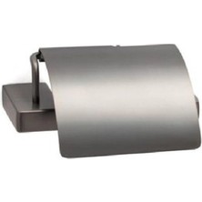 SBN - Store Prime Flat Kapaklı Tuvalet Kağıtlığı Füme Renk 90X95X151 mm