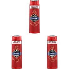 SBN - Store Prime Old Spice Erkekler Için Duş Jeli ve Şampuan 400 ml 3lü Paket