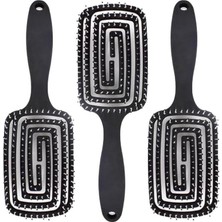 SBN - Store Prime Professional Üç Boyutlu Saç Fırçası Siyah x 3