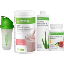 Herbalife Başlangıç Seti 1 Ad. Ahududu Shake 1 Ad. Aloevera 1 Ad. Limonlu Çay 50 gr 1 Ad. Shaker