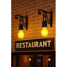SBN - Store Prime 2 Li Set Güneş Enerjili LED Dış Mekan Lamba, Su Geçirmez, Ferforje Askılı, USB Type-C Şarjlı, 3 Modlu, Kapı Önü, Bahçe, Balkon, Garaj ve Işyeri