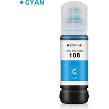 Trend Toner Epson Ecotank 108 Mavi Muadil Mürekkep