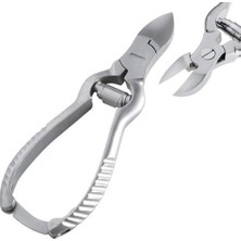 SBN - Store Prime Çift Yaylı Tırnak Makası, 14 Cm, Paslanmaz Çelik, Kilit Mekanizmalı, Metalik Gri, MB-TIM-001
