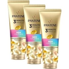SBN - Store Prime Pantene Nem Yüklemesi Derinlemesine Saç Bakım Kremi 220 ml (3 Paketi)