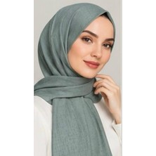 Nergis Lerrascarf Şal Bambu Kraş Özel Dikişli Uzun Mevsimlik