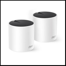 TP-Link Tp-Lınk DECO-X55, AX3000, Ikili Mesh, 3000MBPS Dual Band, Wifi6, 3port Gigabit Lan, 420M2 Çekim Alanı, Router, Geniş Alan Internet Ağı Sağlayıcısı
