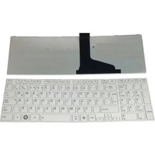 Afila Toshiba Satellite S50, S50-A, S50-A-10T, S50-B Notebook Klavyesi - (Beyaz Tr)