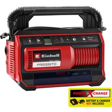 Einhell Hibrit Hava Kompresörü PRESSITO 18/25 4020430 | PXC | 18 V | hibrit: güç kablosu veya akü ile çalışma | maks. 11 bar | 4 parçalı adaptör set & 2 hortum | akü hariç