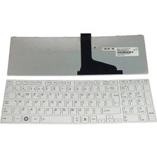 Afila Toshiba Satellite L950 L950D L955 L955D Uyumlu Serisi Klavye Beyaz / V1