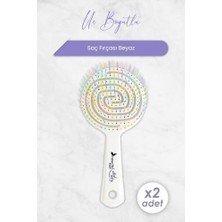 SBN - Store Prime Professional Üç Boyutlu Saç Fırçası Beyaz x 2 Adet