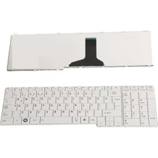 Afila Toshiba Satellite L755-S9510BN, L755-S9510D Notebook Klavyesi - (Beyaz Tr)