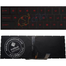 Afila Msı GF63 8RC-208XTR Notebook Klavye-Siyah-Tr-Işıklı-Kırmızı Tuş